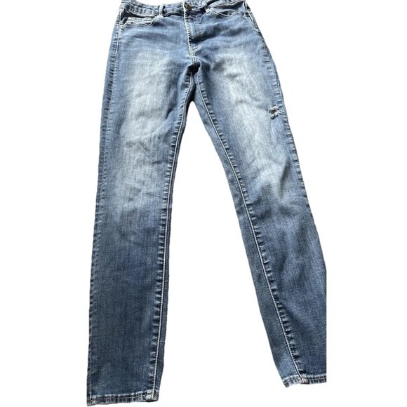 Vintage Articles of Society Jeans Women Sz 27 Dark Wash Skinny Ankle Stony Hill - Picture 1 of 16